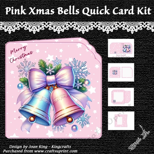 Pink Christmas bells Kit