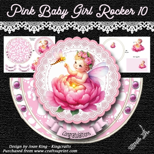 Pink Baby Girl Rocker 10