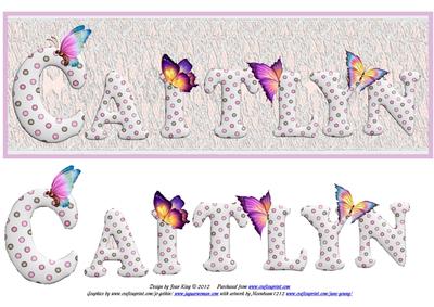 Name Card for Caitlyn