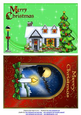 2 Christmas Toppers