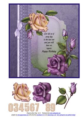Lavender, Lace and Roses