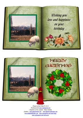 Christmas & Birthday Booksheets - Sheep Farming
