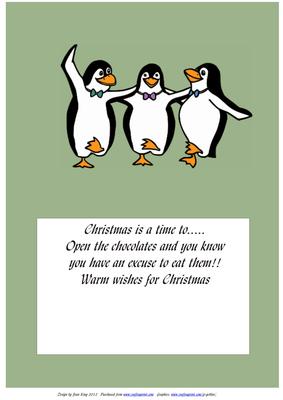  Christmas A5 Landscape Inserts