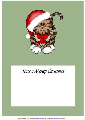 Christmas A5 Landscape Inserts