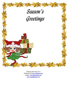 Fun Christmas insert