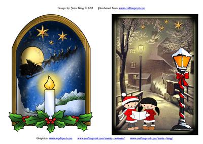 2 Christmas Toppers