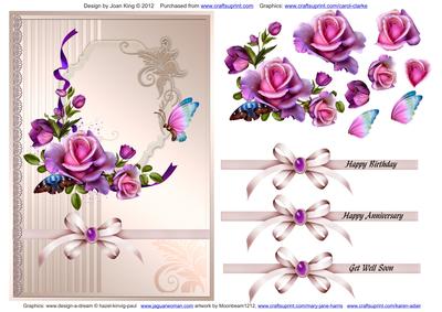 Floral Pink Roses