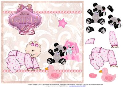 Baby Girl with Toys