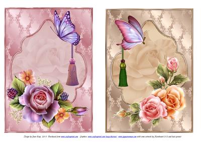 Floral Rose Toppers