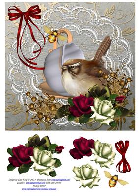 Bird Comes to Tea at Christmas 2