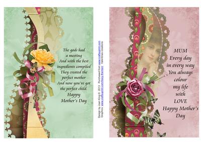 2 Mother's Day Toppers with Verses