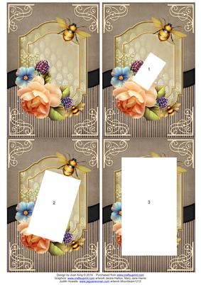 Floral Roses Inverted Twisted Pyramage