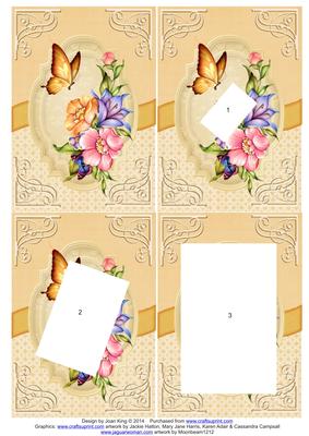 Floral Inverted Twisted Pyramage