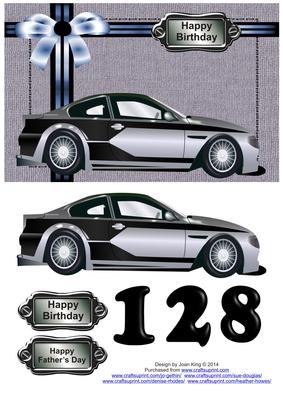 Sports Car 18th and 21st or Birthday