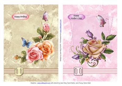 2 Floral Toppers