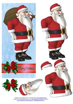 Santa and His Sack Standard Dl