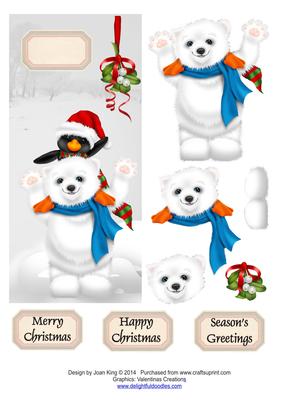 Snowman Standard Dl Card Front