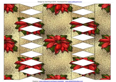 Poinsettia Christmas Cracker