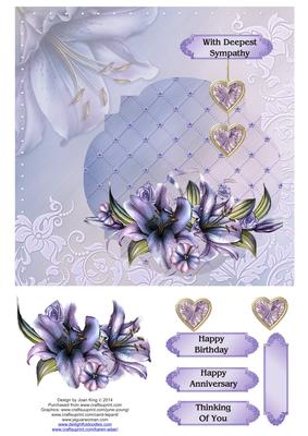 Winter Lillies Topper