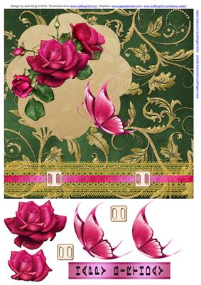 Celebration Red Rose Topper