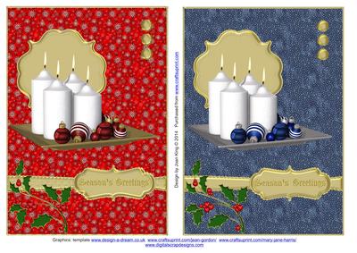 Seasons Greeting Toppers