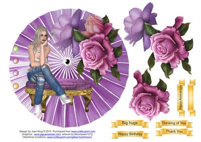 Fan and Roses
