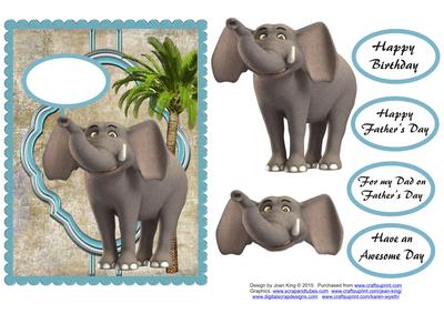 Elephant Male Topper