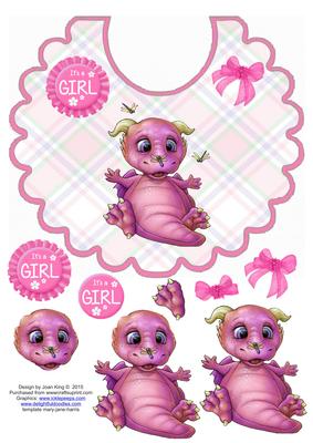 Baby Bib Pink