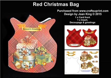 Red Presents Christmas Bag