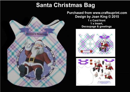 Santa Christmas Bag