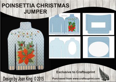 Poinsettia Christmas Jumper