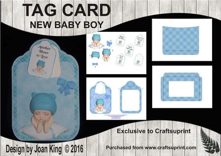 Tag Card Baby Boy