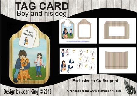 Tag Card Boy and His Dog