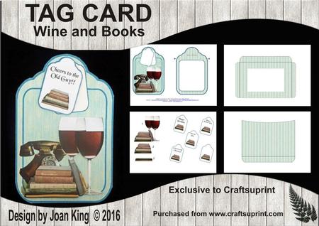 Tag Card Wine & Books