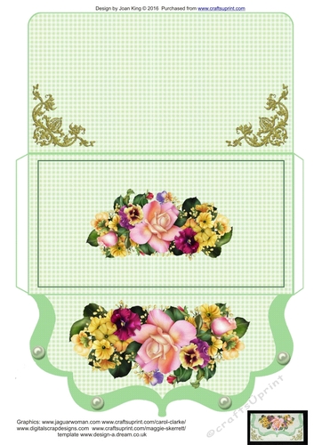 Pink rose bouquet clutch purse money wallet