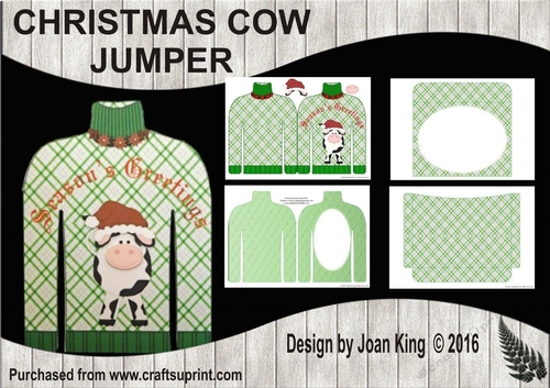 Christmas Cow Jumper