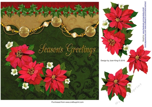 Christmas poinsettias