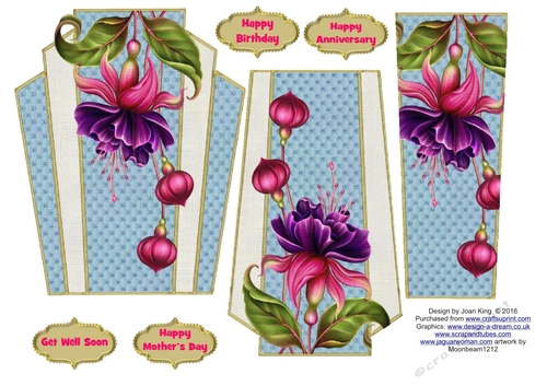 Art Deco Fuschia