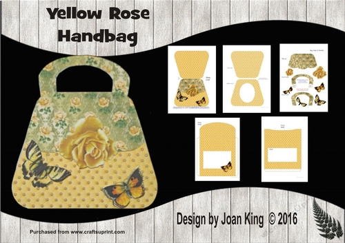 Yellow Rose Handbag