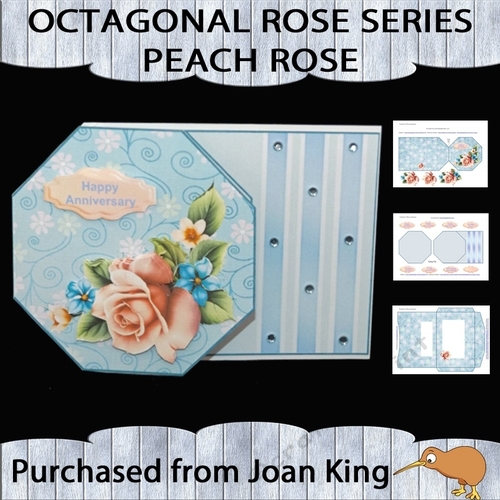 Octaganol Rose Series - Peach rose