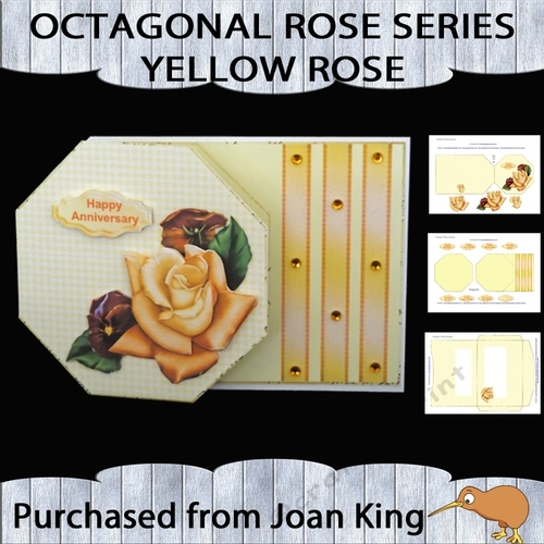 Octaganol Rose Series - Yellow rose
