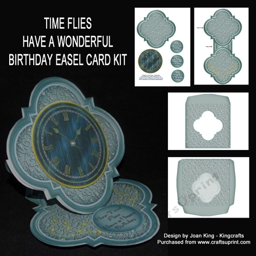 How Time flies Easel card kit