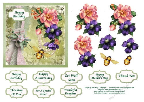 Vintage Style Flowers