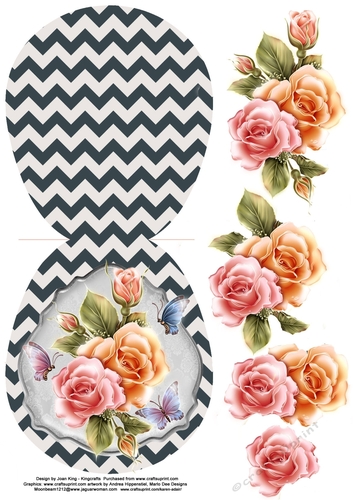 Pink and Peach Roses