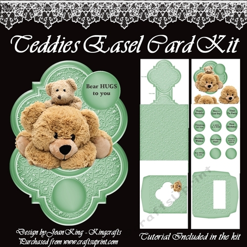 Teddies Easel Card Kit