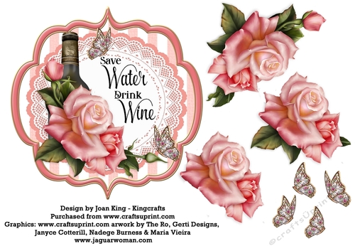 Save Water Drink Wine