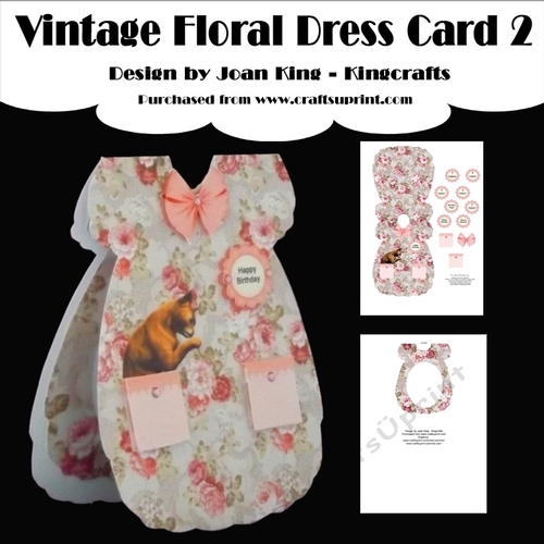 Vintage Floral Dress 2
