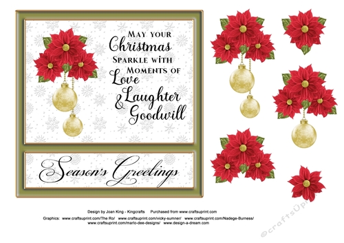 May your Christmas sparkle in green