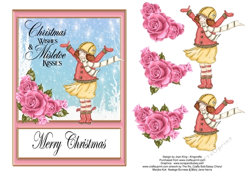 Christmas wishes and mistletoe kisses