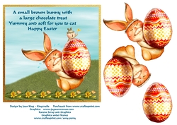 A small brown bunny...